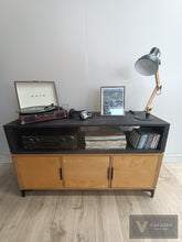 Varezzo Ancona 120cm with doors | Record Player Stand | Vinyl Record Storage | Turntable Stand