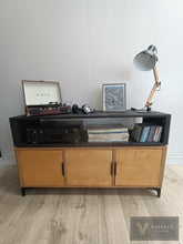 Varezzo Ancona 120cm with doors | Record Player Stand | Vinyl Record Storage | Turntable Stand
