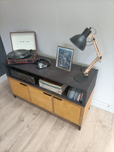 Varezzo Ancona 120cm with doors | Record Player Stand | Vinyl Record Storage | Turntable Stand