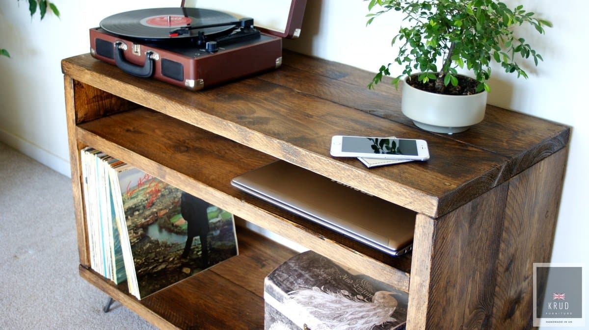 KRUD K37 - Record Player Stand - 100cm – Krud Furniture