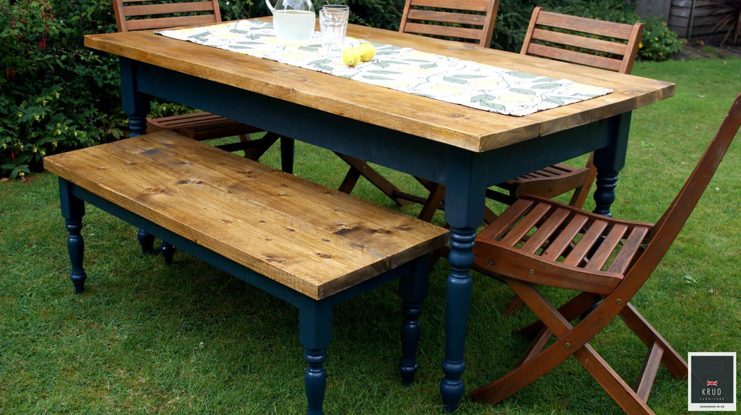KRUD T1 Table - Hague Blue - 160cm