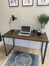 KRUD B11 wooden desk with metal rails